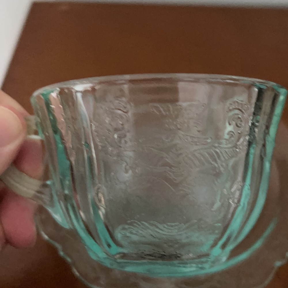 Federal Glass Recollection Cup and Saucer, 1970 - Picture 2 of 9